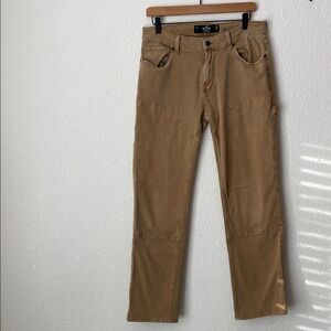 Hollister Vintage Straight Epic Flex pants tan color, size W32 L32